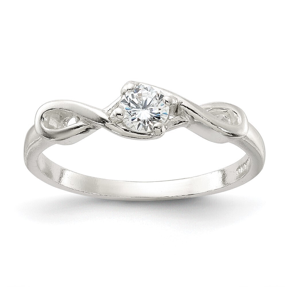 Kazi Luxury Sterling Silver CZ Ring